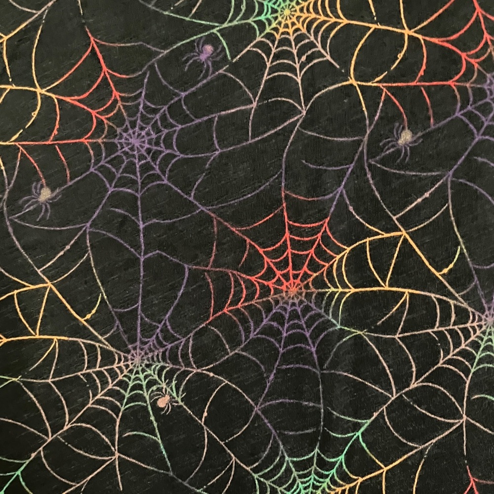 Torrid Black Multicolor Web Pattern Tee - image 2